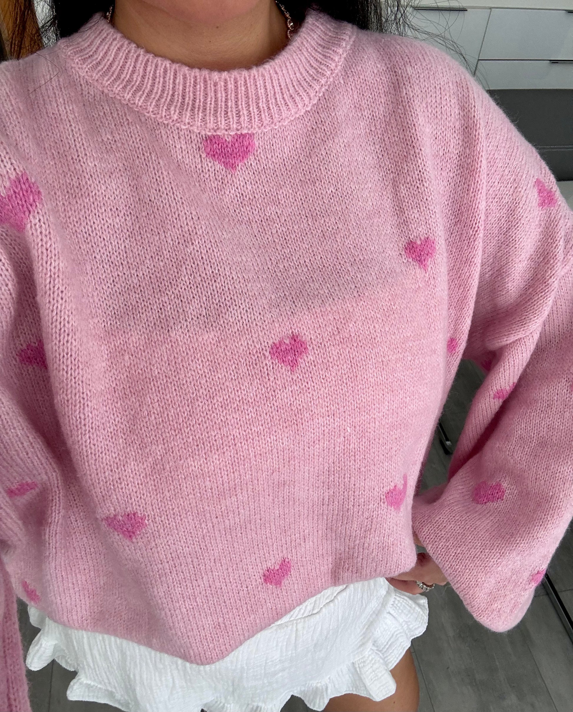 HERZCHEN PULLOVER LOVELYN ROSE – Miss Nova Damenmode