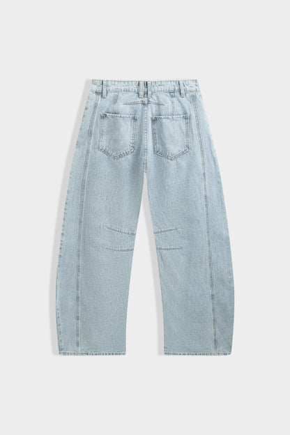 BARRELL BALLOON JEANS KEHLANI HELLBLAU MIT STRETCH