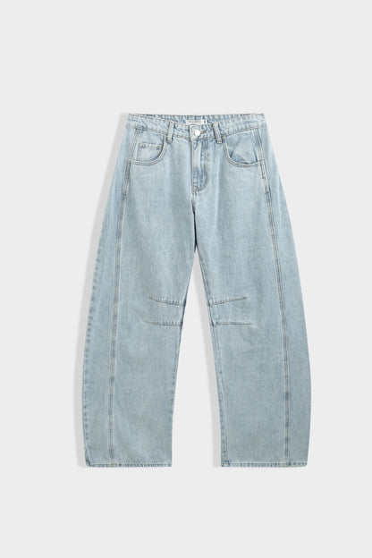 BARRELL BALLOON JEANS KEHLANI HELLBLAU MIT STRETCH